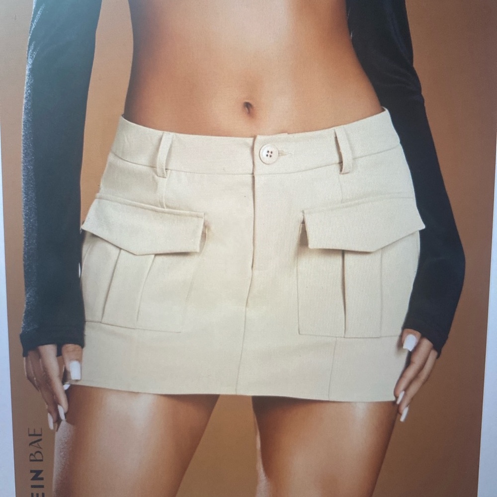 Shein cargo skirt